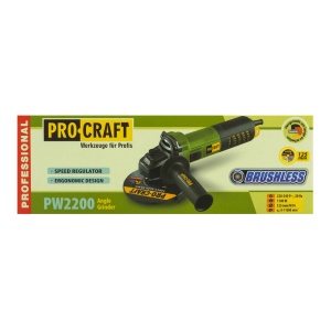 Flex polizor unghiular PW2200 PROCRAFT 1100W, 11000 rpm, Diametru disc 125 mm - Img 5