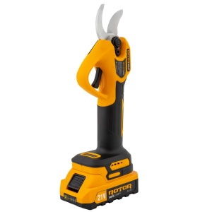 Foarfecă de grădină pe acumulator ROTOR RSB32 600W,Brushless ,2 x Acumulatori 21V 3Ah - Img 5