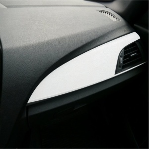 Folie Auto Colantare Trimuri, Model Piele Alba, 100 x 45cm - Img 1