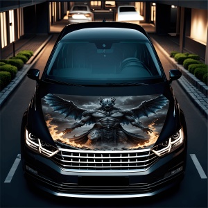 Folie Capota Auto "Hood Art" rezistenta la exterior, marime L (180 x 130cm) - Cod: AVX-CAPOTA-026L - Img 2