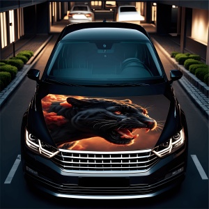 Folie Capota Auto "Hood Art" rezistenta la exterior, marime L (180 x 130cm) - Cod: AVX-CAPOTA-028L - Img 2