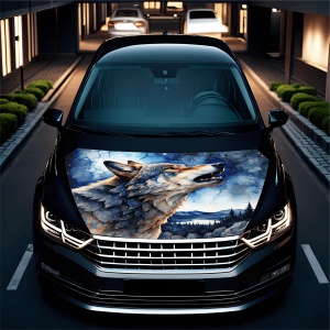 Folie Capota Auto "Hood Art" rezistenta la exterior, marime L (180 x 130cm) - Cod: AVX-CAPOTA-030L - Img 2
