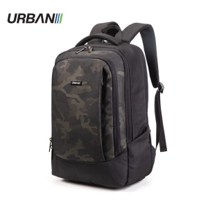 Ghiozdan compartiment laptop, DARK CAMOUFLAGE, 31.5x15x45 cm - OFFISHOP - Img 2