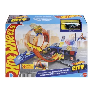 HOT WHEELS CITY SET DE JOACA SUPER STATIE DE POLITIE - Img 1