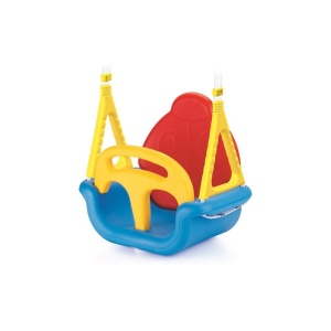 Leagan cu spatar, tricolor, 45x49x32cm - Dolu - Img 1