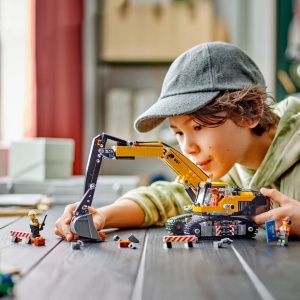 LEGO CITY EXCAVATOR GALBEN DE CONSTRUCTII 60420 - Img 3