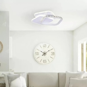 Lustra LED cu cristal ANASTASIA 17W, Diametru 30cm, lumina Rece/Calda/Neutra, Alb - Img 1