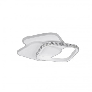 Lustra LED cu cristal ANASTASIA 17W, Diametru 30cm, lumina Rece/Calda/Neutra, Alb - Img 3