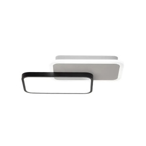 Lustra LED cu telecomanda CAROLINA 50W, 2 Elemente, lumina Rece/Calda/Neutra, Dimabila, Negru - Img 2