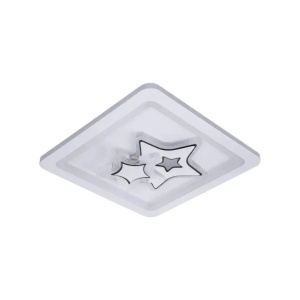 Lustra LED KATHLEEN RGB 15W, lumina Calda/Neutra, Alb - Img 2