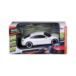 MAISTO MASINUTA CU TELECOMANDA 2.4GHz PORSCHE TAYCAN TURBO S SCARA 1 LA 24 - Img 1