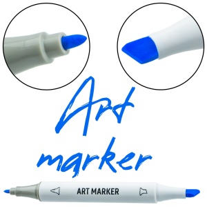 Markere cu 2 capete, 6mm-3mm, 12 cul/set - S-COOL - Img 2