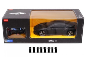 MASINA CU TELECOMANDA BMW i8 NEGRU CU SCARA 1 LA 18 - Img 2
