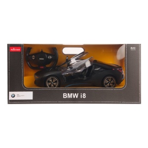 MASINA CU TELECOMANDA BMW I8 NEGRU SCARA 1 LA 14 - Img 2