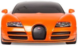 MASINA CU TELECOMANDA BUGATTI GRAND SPORT VITESSE PORTOCALIE CU SCARA 1 LA 18 - Img 3