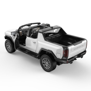 MASINA CU TELECOMANDA GMC HUMMER EV ALB SCARA 1 LA 16 - Img 3