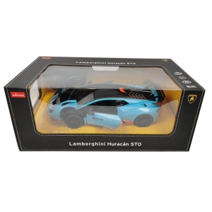 MASINA CU TELECOMANDA LAMBORGHINI HURACAN STO ALBASTRU SCARA 1 LA 14 - Img 1