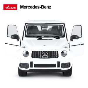 MASINA CU TELECOMANDA MERCEDES-BENZ G63 ALB SCARA 1 LA 14 - Img 3