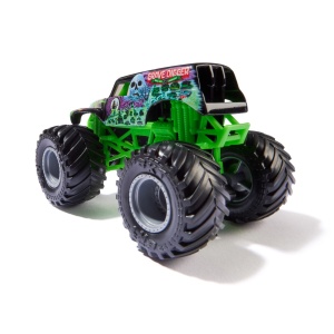 MONSTER JAM MASINUTA METALICA GRAVE DIGGER SCARA 1 LA 64 - Img 3