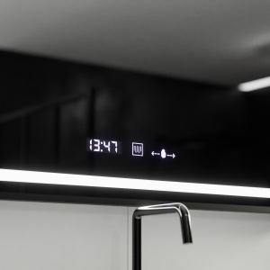 Oglinda LED Rectangulara, 120x80cm, Verite Majeste Noir Motion Glow Marcello, Sistem Dezaburire, Ceas & Termometru, Dimabila - Img 3