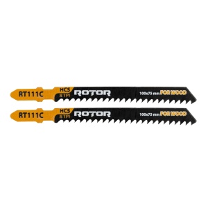 Panza fierastrau pendular pentru lemn, 100x75 mm Set 2 buc ROTOR RT111C - Img 1