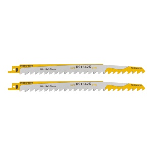 Panza fierastrau pendular pentru Lemn 240x19x1,5 mm Set 2 buc ROTOR RS1542K - Img 1