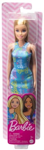 PAPUSA BARBIE BLONDA CU ROCHITA ALBASTRA - Img 1