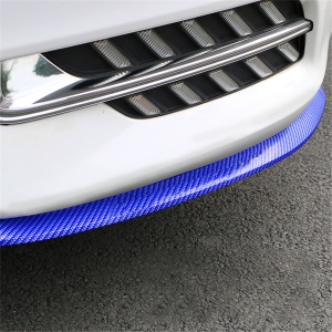 Protectie spoiler, prelungire bara fata/spate din cauciuc, culoare CARBON Albastru - Img 1
