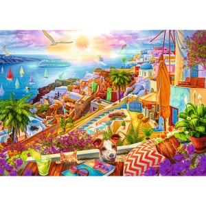PUZZLE 1000 PREMIUM PLUS TEA TIME VIZITAND SANTORINI - Img 2