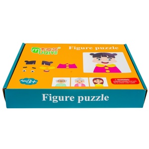 Puzzle magnetic, din lemn, Meserii/Familie - Img 2