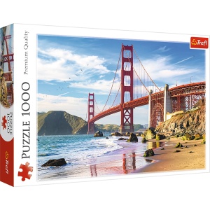 PUZZLE TREFL 1000 PODUL GOLDEN GATE SAN FRANCISCO - Img 1