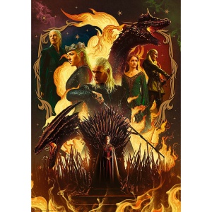 PUZZLE TREFL 1000 PREMIUM PLUS GAME OF THRONES CASA DRAGONULUI - Img 2