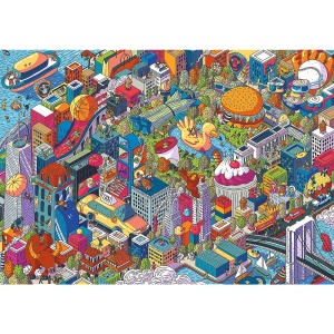 PUZZLE TREFL 1000 UFT EYE SPY NEW YORK - Img 2