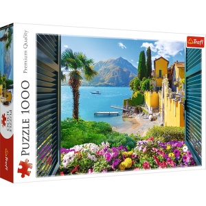 PUZZLE TREFL 1000 VEDERE LACUL COMO - Img 1