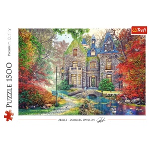 PUZZLE TREFL 1500 CONAC DE TOAMNA - Img 3