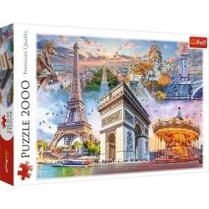 PUZZLE TREFL 2000 WEEKEND IN PARIS - Img 1