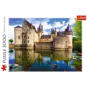 PUZZLE TREFL 3000 CASTELUL SULLY SUR LOIRE - Img 3