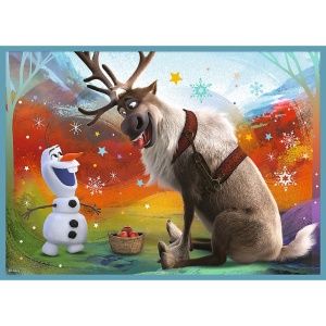 PUZZLE TREFL 4IN1 FROZEN 2 UIMITOAREA LUME DISNEY - Img 3