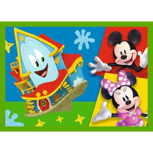 PUZZLE TREFL 4IN1 MICKEY MOUSE SI PRIETENII - Img 4