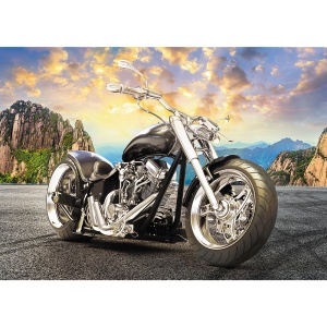 PUZZLE TREFL 500 MOTOCICLETA NEAGRA - Img 2