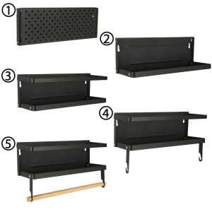 Raft magnetic de frigider 2in1, pentru condimente si prosop de bucatarie - Img 7