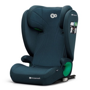 SCAUN AUTO KINDERKRAFT JUNIOR FIX2, I-SIZE 100-150 CM, HARBOR BLUE - Img 1