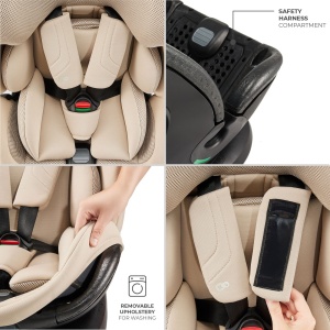 SCAUN AUTO KINDERKRAFT XPEDITION 3 I-SIZE 40-150 CM, BEIGE - Img 2