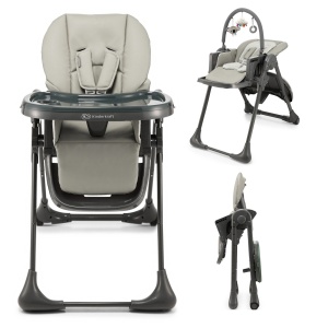 SCAUN DE MASA KINDERKRAFT TUMMIE, PLIABIL, GREY - Img 3