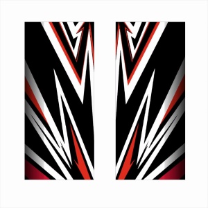 Set 2 stickere decorative pentru stalpii usilor, print autoadeziv de inalta rezolutie, dimensine 2 buc x 50 x 22 cm , cod: AVX-SSU-29 - Img 2