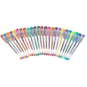 Set 25 piese, Pixuri cu gel multicolor cu sclipici (glitter) - Img 6