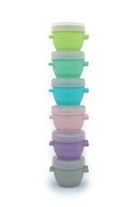 SET 6 RECIPIENTE SILICON SNAP&GO, MELII, 59 ML - Img 2