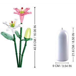 Set de Constructie Flowers, 247 piese, Crin - Sluban - Img 2