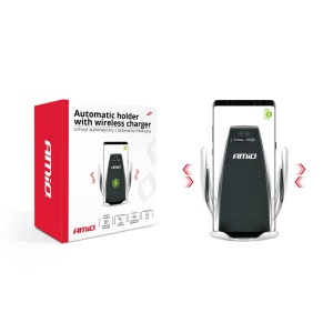 Suport auto inteligent pentru telefon cu incarcare wireless PHW-01 - Img 2