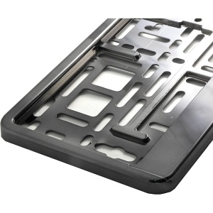 Suport numar inmatriculare din plastic, calitate Premium, culoare GRAFIT - Img 1